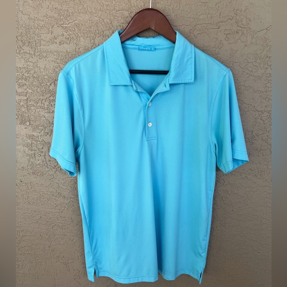J. McLaughlin Other - J McLaughlin Mens Aqua Polo,  Size Medium